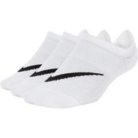 Nike Kids Lightweight Footie Socks (3 Pairs) - White