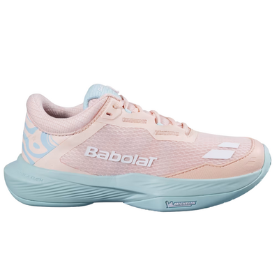 Babolat Womens SFX 4 Tennis All Court Shoes - Peach/Blue