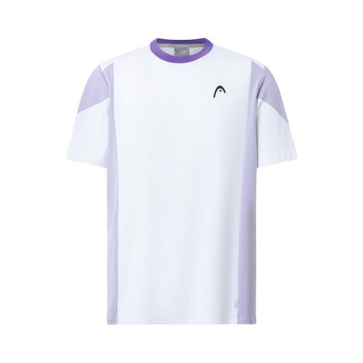 HEAD Mens Slice T-Shirt - White/Purple