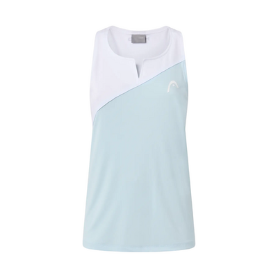 HEAD Womens Spirit Tank Top - Light Blue/White