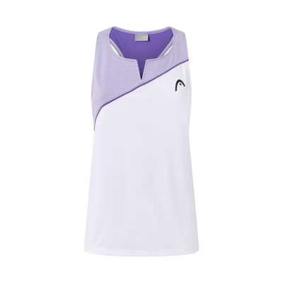 HEAD Womens Spirit Tank Top - White/Purple