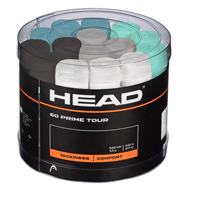 HEAD Prime Tour Overgrips (Pack of 60) - Mixed Colours
