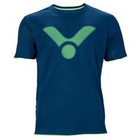 Victor Mens T-03103 Logo T-Shirt - Blue