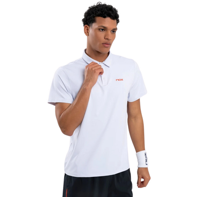 NOX Mens Team Regular Polo - White