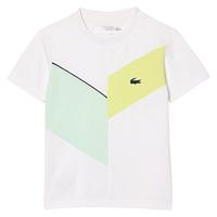 Lacoste Mens Seamless Sport T-Shirt - White/Green