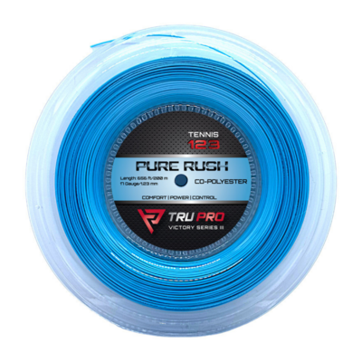 Tru Pro Pure Rush 17 200m Tennis String Reel - Blue