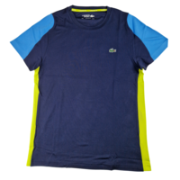 Lacoste Mens Crocodile Print T-Shirt - Blue