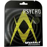 Volkl Psycho Hybrid Tennis String Set - Black/Silver