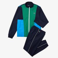 Lacoste Mens Sport Tracksuit - Blue/Green
