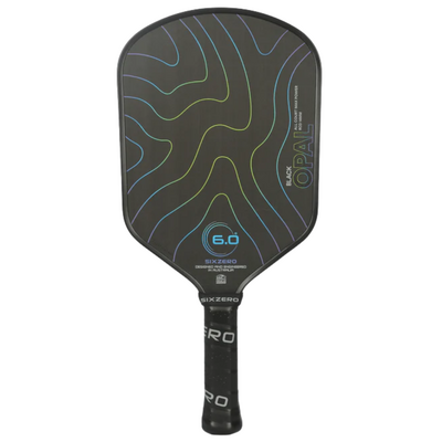 Six Zero Black Opal All Court 14mm Pickleball Paddle