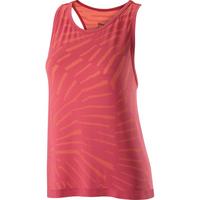 Wilson Womens Competition Seamless Tank Top - Holly Berry/Peach Echo