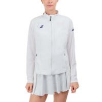 Babolat Womens Play Logo Jacket - White