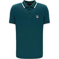 Fila Mens Albert Short Sleeve Tennis Polo - Green