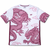 Yonex Mens CNY2024 Fighting Dragons T-Shirt - White/Red