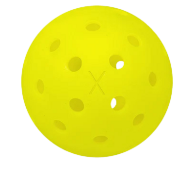 Franklin X-40 Outdoor Pickleball Balls (6 Pack) - Optic Yellow
