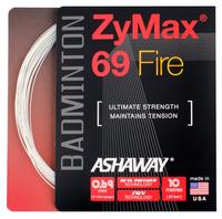 Ashaway Zymax 69 Fire Badminton String Set - White