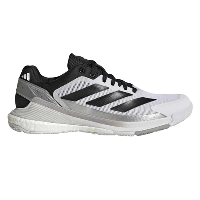 Adidas Mens Crazyquick Boost Padel Shoes - Cloud White/Silver Metallic/Core Black