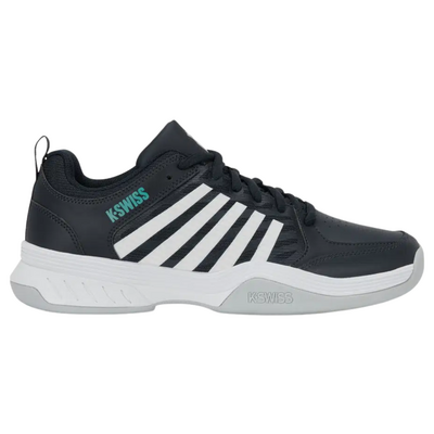 K-Swiss Mens Court Express 2 Carpet Tennis Shoes - Carbon/White/Baltic