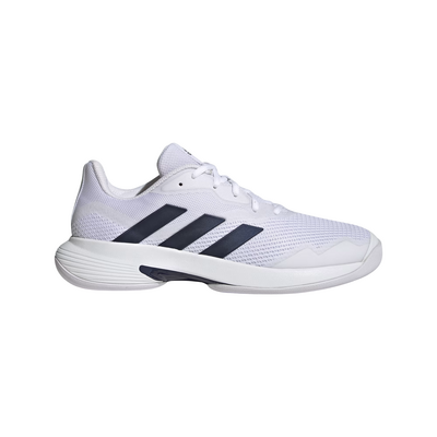 Adidas Mens Courtjam Control Carpet Tennis Shoes - Cloud White/Team Navy