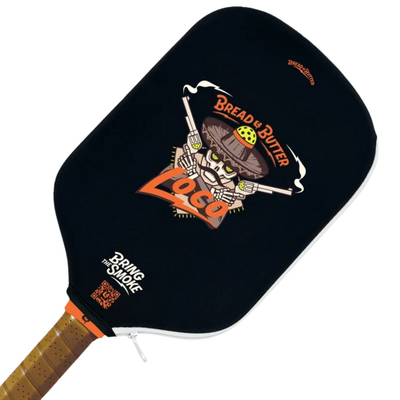Bread & Butter Single Pickleball Paddle Coverbag - Black