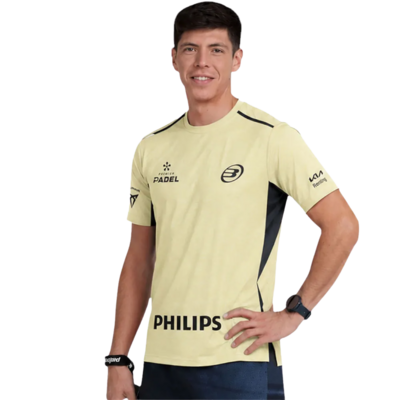 Bullpadel Mens Mensa Juan Tello T-Shirt - Yellow