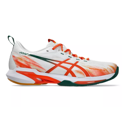 Asics Mens Sonicsmash FF Padel Shoes - White/Energy Orange