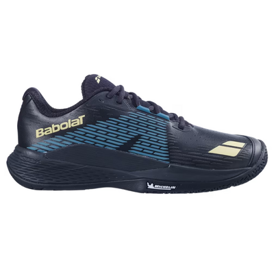 Babolat Mens Propulse Storm Clay Tennis Shoes - Black/Blue