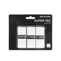 Dunlop Super Tac Overgrip 3pk - White