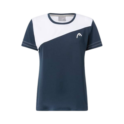 HEAD Womens Tie Break Tee - Navy/White