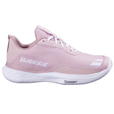 Babolat Womens SFX Evo Tennis All Court Shoes - Gold Pink