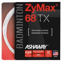 Ashaway Zymax 68 TX Badminton String Set - White