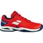Babolat Kids Propulse Clay Tennis Shoes - Bright Red/Estate Blue