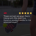 Selkirk Boomstik Widebody Pickleball Paddle - Black - thumbnail image 5
