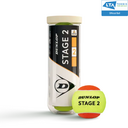 Dunlop Stage 2 Orange Junior Tennis Balls (3 Ball Can) - thumbnail image 1