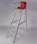 Universal Aluminium Umpires Chair White/Red