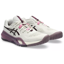 Asics Womens GEL-Resolution X Tennis Shoes - Soft Oat/Dark Aubergine - thumbnail image 5