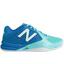 New Balance Womens 996v2 Tennis Shoes - Blue/Light Blue (B) - thumbnail image 2