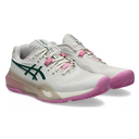 Asics Womens Gel-Resolution X Padel Shoes - Soft Oat/Jewel Green - thumbnail image 5